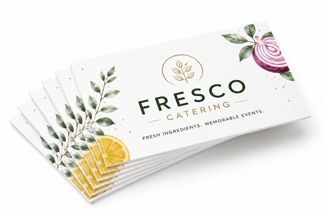 24pt-recycled-uncoated-gold-foil-business-cards-fresco-catering