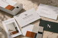 Variety of card sizes for 24pt recycled uncoated stock