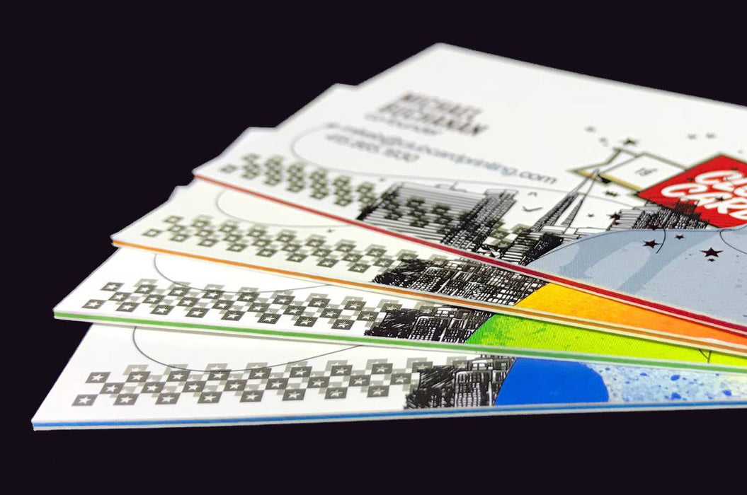 Multiple Layer Business Cards Printed On 37pt Stock With A Color Core ...