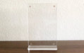 All Acrylic 4x6 Quick Change Sign And Menu Holder - Clubcard Printing USA