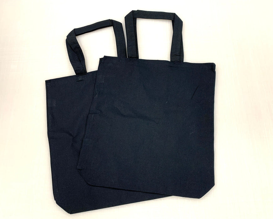 Blank black canvas tote bags sale