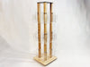 Empty 12-pocket birch plywood rotating countertop card spinner display stand by Clubcard Palm Springs