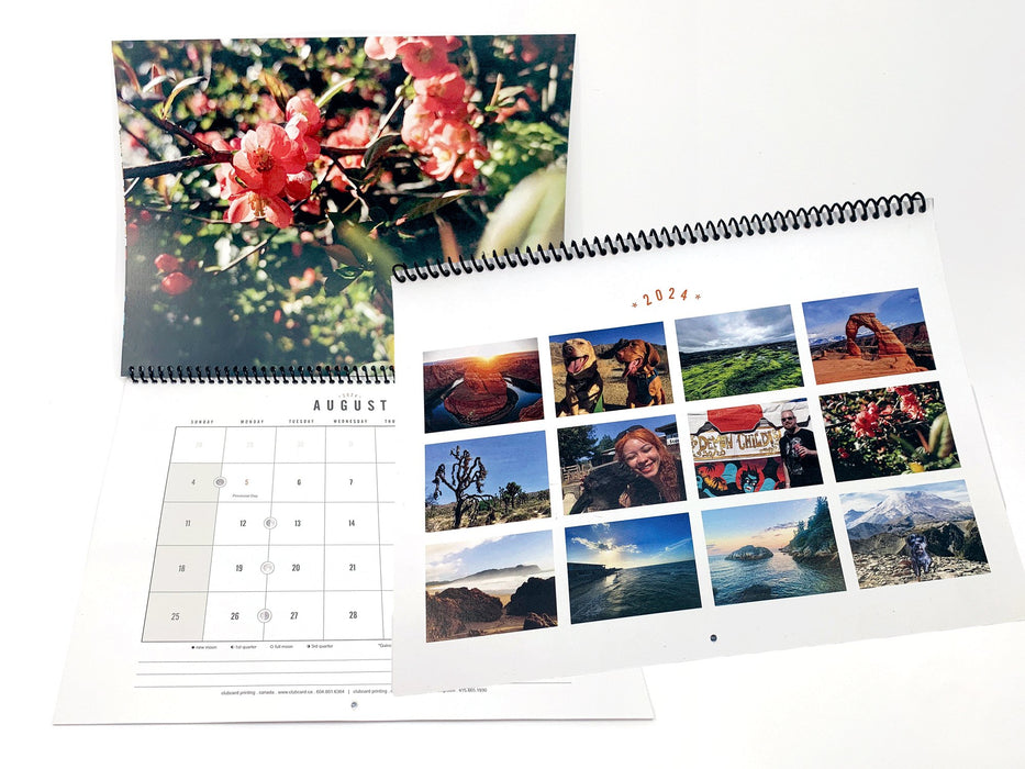 Coil Bound Calendars - Clubcard Printing USA