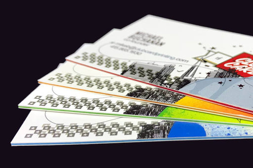 Color Core Uncoated Business Cards 37pt - Clubcard Printing USA
