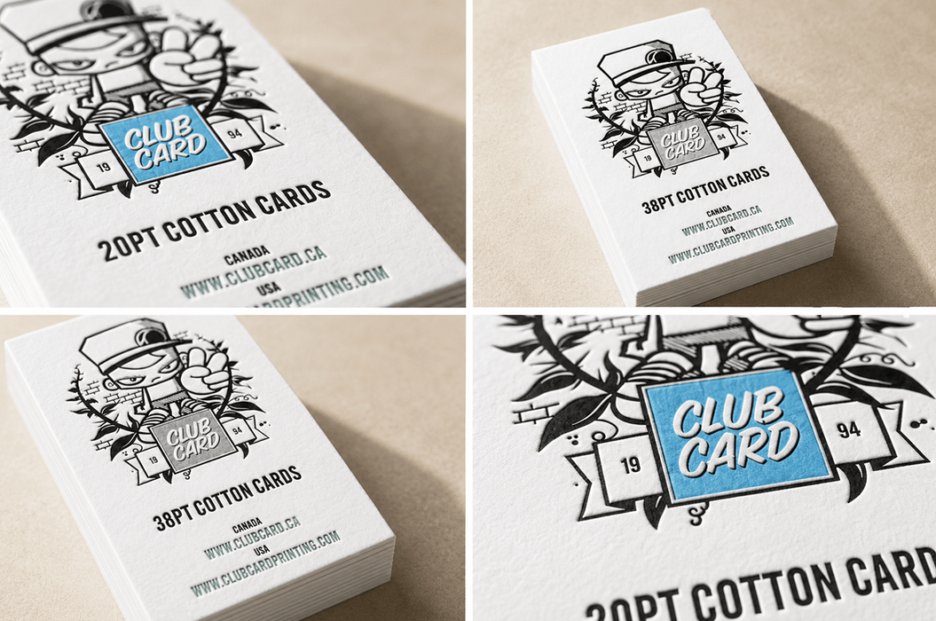 Cotton Business Cards 38pt - Clubcard Printing USA