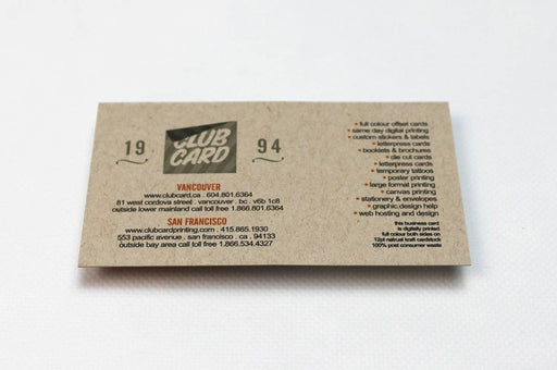 Desert Storm Uncoated Business Cards 12pt - Clubcard Printing USA