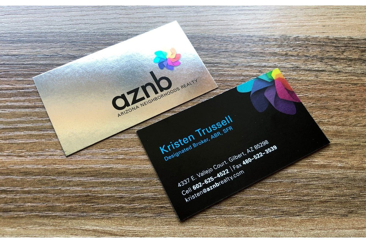 Foil Effects Small Cards Printed In Unlimited Foils On 16pt Stock ...
