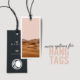 New! More Options For Hang Tags