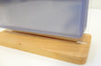 Large Flippable Menu Display Stand With Clear Pockets | Wood + Acrylic - Clubcard Printing USA