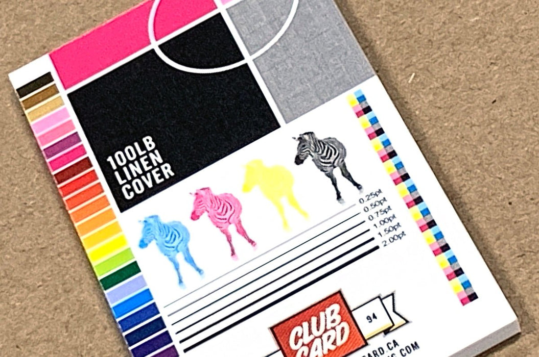 Linen Rack Card Rack Card Printing on Textured 100lb Linen Cover Stock | Clubcard USA ...