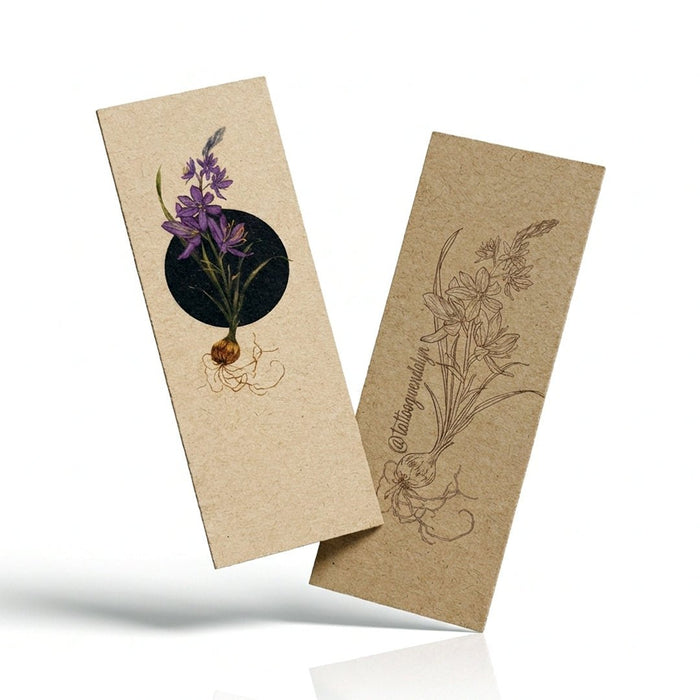 Natural Kraft Bookmarks 18pt - Clubcard Printing USA