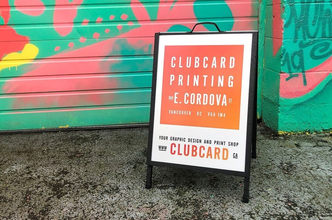 Sandwich Boards - Clubcard Printing USA