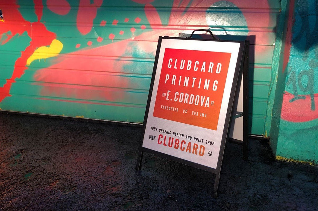 Sandwich Boards - Clubcard Printing USA