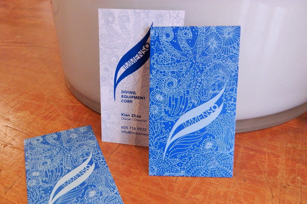 Business Card Printing On Coated Card Stocks With Foils And Spot Gloss