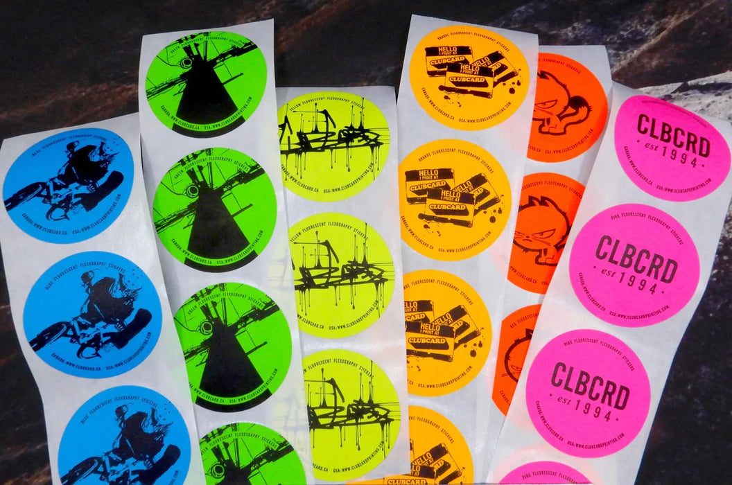 Modulus Sticker Custom Pantone Ink Sticker Printing Since 1994 | Clubcard Printing ...