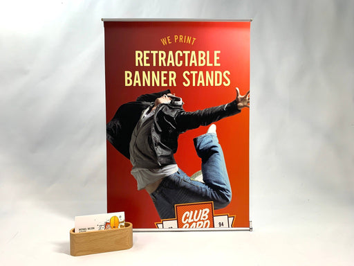 Table - Top L - Stand + Indoor Banner - Clubcard Printing USA