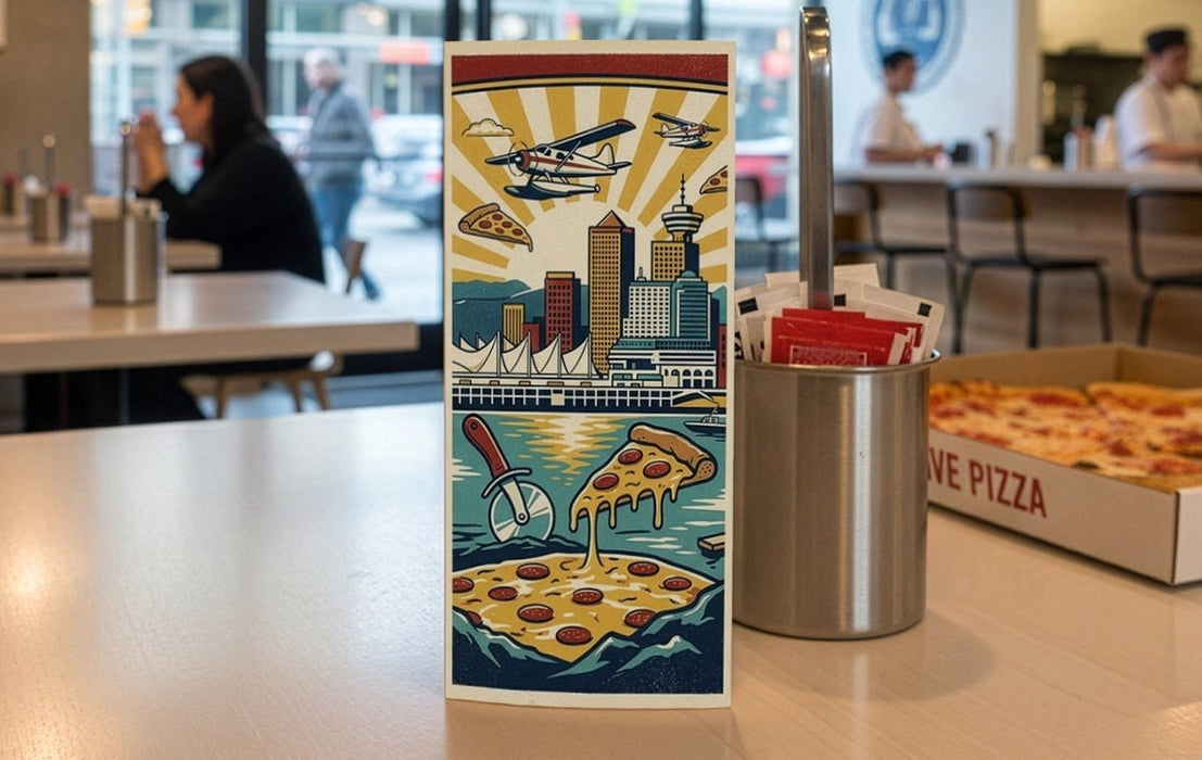 food tent card Custom Table Tent Card Printing