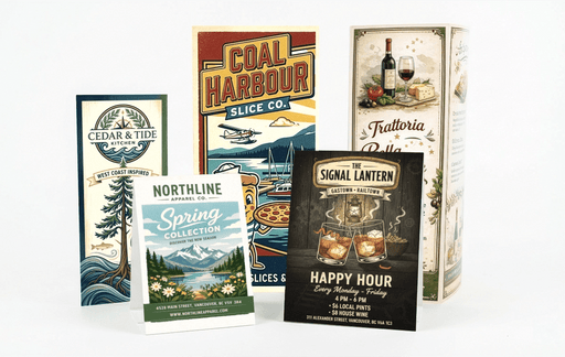 Custom Table Tent Card Printing