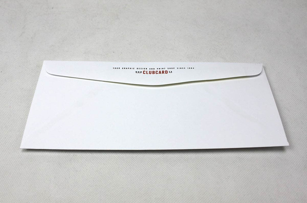 Uncoated No. 10 Envelopes 70lb - Clubcard Printing USA