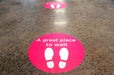 Vinyl Floor Stickers - Clubcard Printing USA