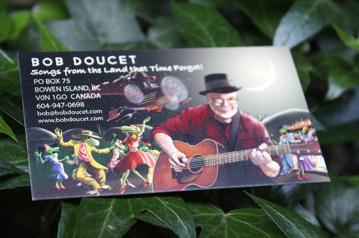 14pt Coated Business Cards for Bob Doucet | Clubcard Printing USA