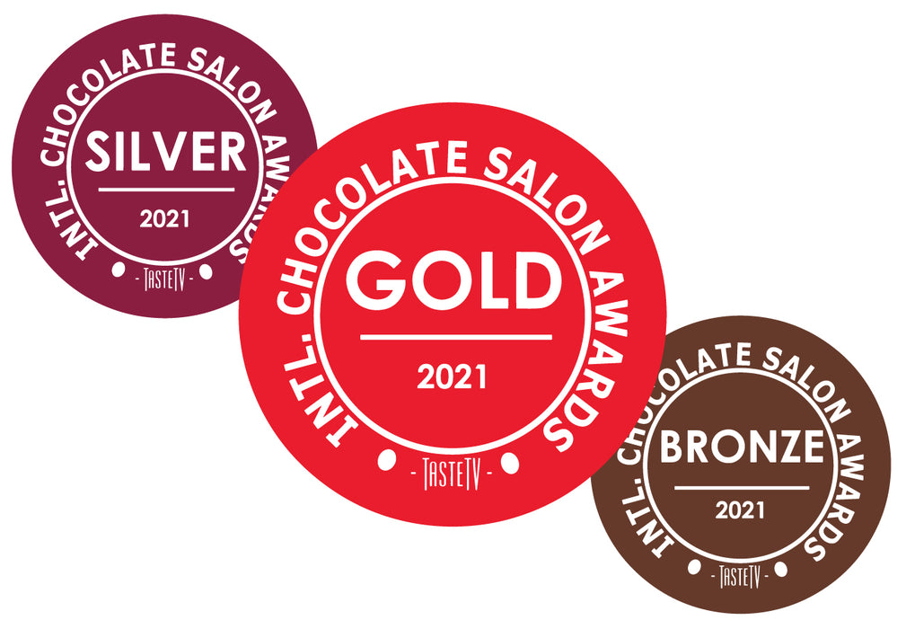 TasteTV International Chocolate Salon Award Stickers