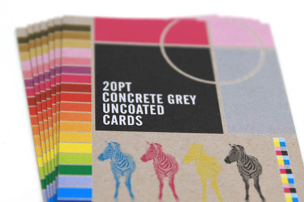 Concrete Grey Postcards 20pt