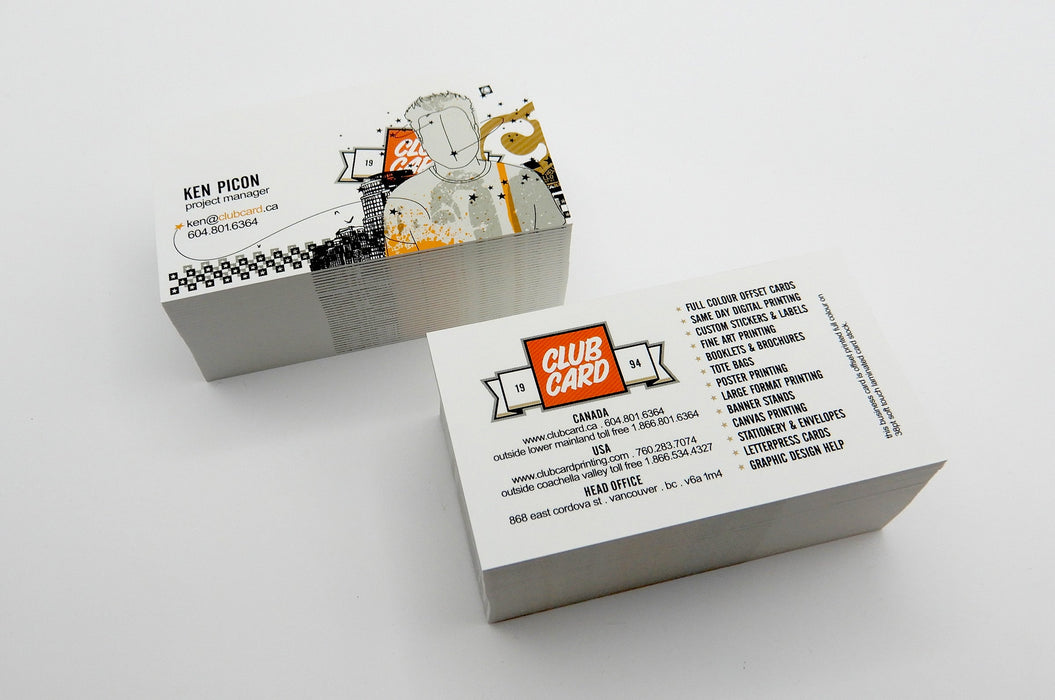 Custom Shape Vinyl Sticker Printing At Clubcard USA — Clubcard Printing USA