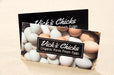 business cards for Vick's Chicks on 32pt uncoated card stock | Clubcard Printing USA