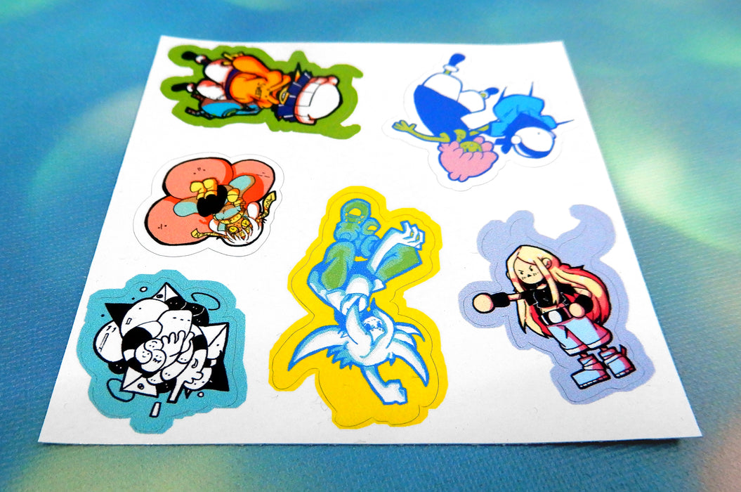 Multiple Sticker Sheets w/ Permanent Adhesive