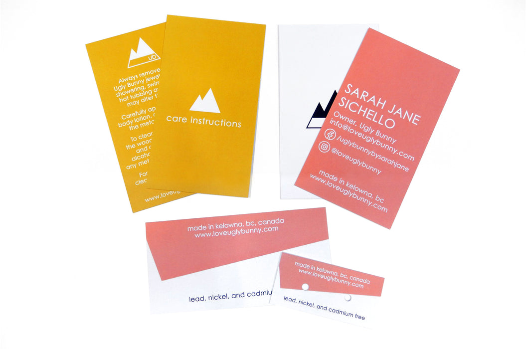 Uncoated Small Cards 22pt