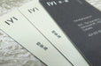 Close up of business cards for Yan Muirhead LLP on 16pt bamboo stock | Clubcard Printing USA