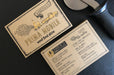 Prima mobile wood fired pizza postcards printed on 24pt kraft Chipboard card stock | Clubcard Printing