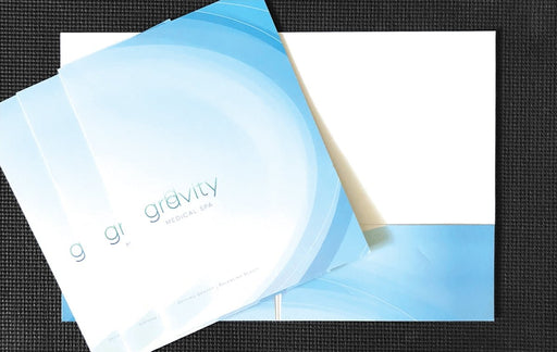 Coated Presentation Folders Offset 16pt - Clubcard Printing USA