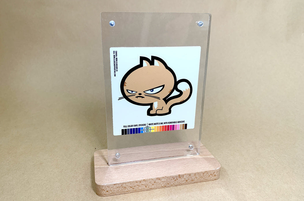 Acrylic Quick Change 4x6 Size Sign And Menu Holder
